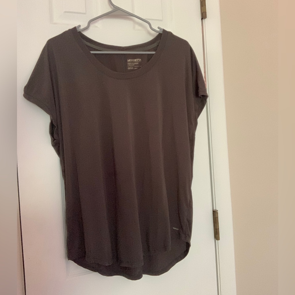Gray Flowy Tee